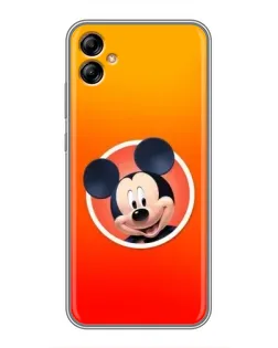 Чехол для Samsung Galaxy A04e (A042) с картинкой «Mickey в круге»