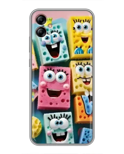 Чехол для Samsung Galaxy A04e (A042) с картинкой «Цветные губки» Чехол для Samsung Galaxy A04e (A042) с картинкой «Цветные губки»