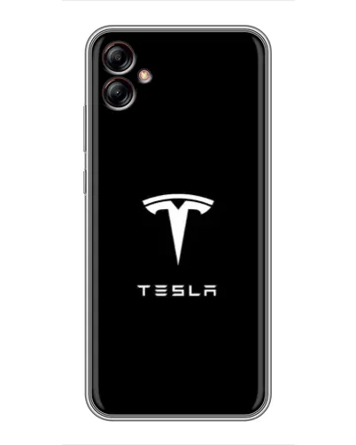 Чехол для Samsung Galaxy A04e (A042) с картинкой «Tesla White Logo» Чехол для Samsung Galaxy A04e (A042) с картинкой «Tesla White Logo»