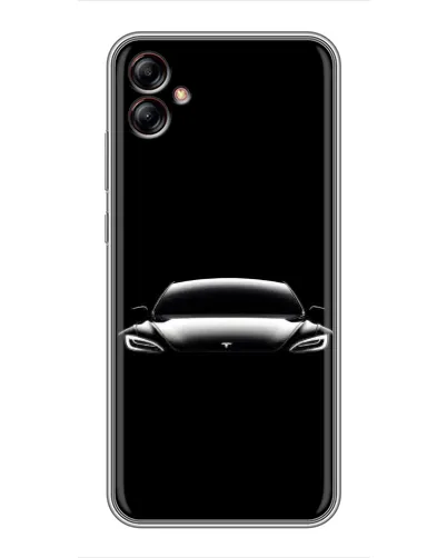 Чехол для Samsung Galaxy A04e (A042) с картинкой «Фары Tesla Night» Чехол для Samsung Galaxy A04e (A042) с картинкой «Фары Tesla Night»
