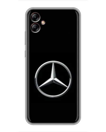 Чехол для Samsung Galaxy A04e (A042) с картинкой «Mercedes классический лого»