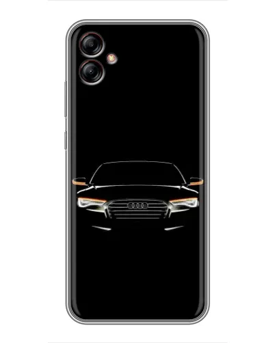 Чехол для Samsung Galaxy A04e (A042) с картинкой «Audi — ночной контур»