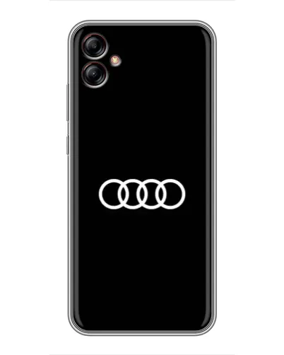 Чехол для Samsung Galaxy A04e (A042) с картинкой «Audi White Logo»