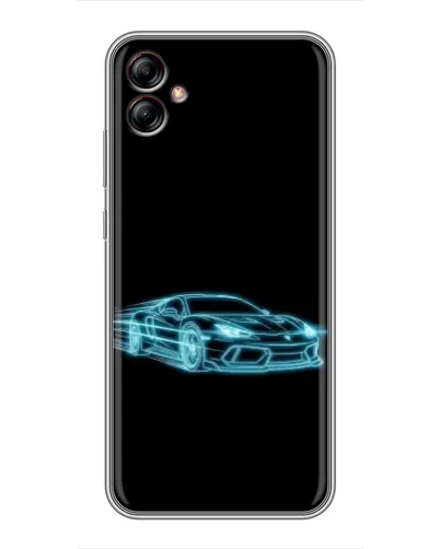 Чехол для Samsung Galaxy A04e (A042) с картинкой «Неоновый контур Lamborghini» Чехол для Samsung Galaxy A04e (A042) с картинкой «Неоновый контур Lamborghini»