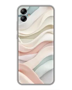 Чехол для Samsung Galaxy A04e (A042) с картинкой «Пастельные нежные волны»