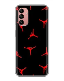 Чехол для Samsung Galaxy A04s с картинкой «Jordan Red Pattern» Чехол для Samsung Galaxy A04s с картинкой «Jordan Red Pattern»