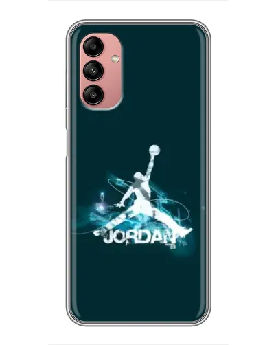 Чохол для Samsung Galaxy A04s з картинкою «Jordan Blue Fire»