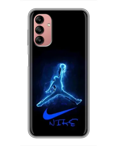 Чохол для Samsung Galaxy A04s з картинкою «Jordan Neon Blue»