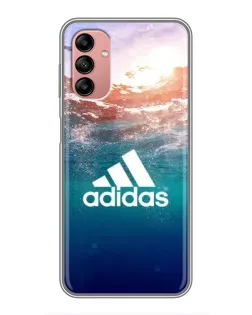 Чехол для Samsung Galaxy A04s с картинкой «Океанская глубина адидас» Чехол для Samsung Galaxy A04s с картинкой «Океанская глубина адидас»