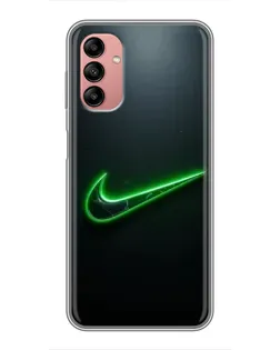 Чохол для Samsung Galaxy A04s з картинкою «Неоновий контур Nike»