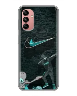 Чохол для Samsung Galaxy A04s з картинкою «Спортивний арт Nike»