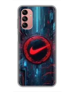 Чохол для Samsung Galaxy A04s з картинкою «Техногенний стиль Nike»