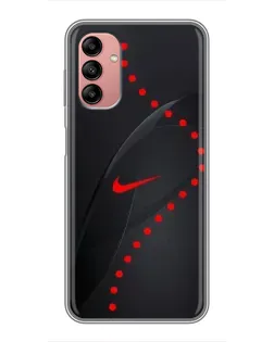 Чохол для Samsung Galaxy A04s з картинкою «Абстрактний дизайн Nike»