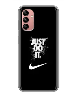 Чохол для Samsung Galaxy A04s з картинкою «Текстовий принт Nike»