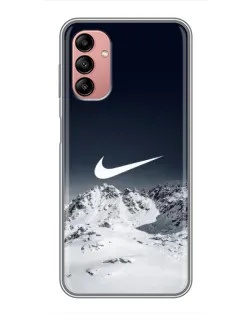 Чохол для Samsung Galaxy A04s з картинкою «Nike — зимові гори»