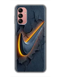 Чохол для Samsung Galaxy A04s з картинкою «Об'ємний логотип Найк»