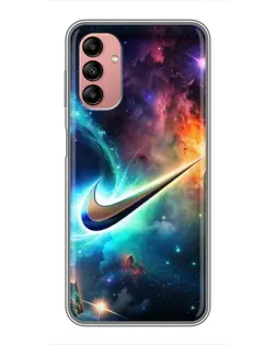 Чохол для Samsung Galaxy A04s з картинкою «Космічний Nike Swoosh»