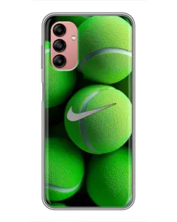 Чохол для Samsung Galaxy A04s з картинкою «Тенісні м'ячі Найк»