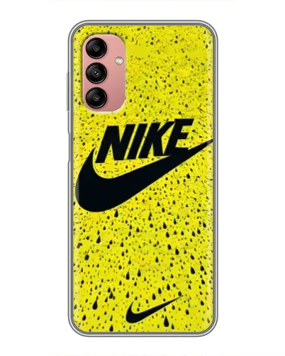 Чохол для Samsung Galaxy A04s з картинкою «Жовтий текстурний Nike»