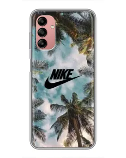 Чохол для Samsung Galaxy A04s з картинкою «Тропічний принт Nike»