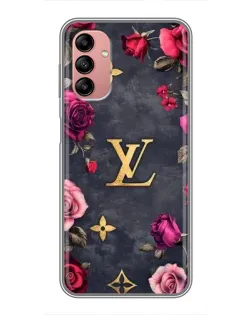 Чохол для Samsung Galaxy A04s з картинкою «Квітковий Louis Vuitton»