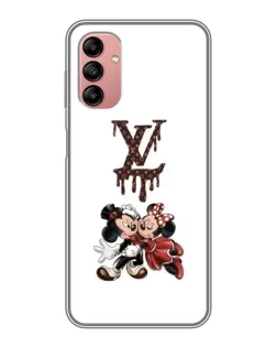 Чохол для Samsung Galaxy A04s з картинкою «LV та Міккі Маус»