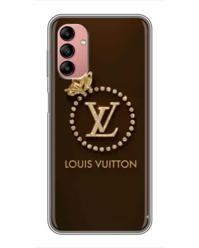 Чохол для Samsung Galaxy A04s з картинкою «LV — золота печатка»