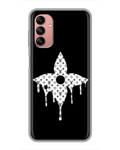 Чохол для Samsung Galaxy A04s з картинкою «Квіткова монограма»