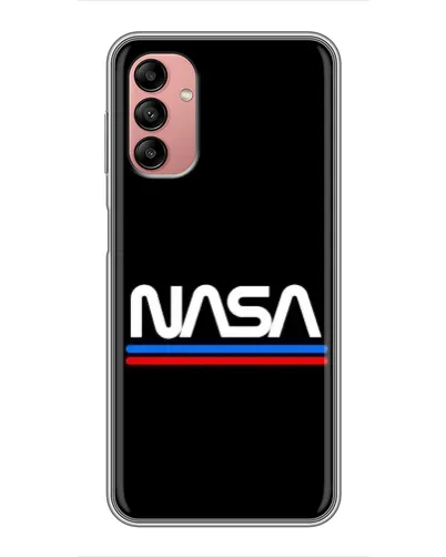 Чохол для Samsung Galaxy A04s з картинкою «NASA — класика Red Blue»