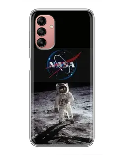 Чохол для Samsung Galaxy A04s з картинкою «Астронавт на Місяці»