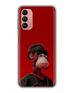 Чохол для Samsung Galaxy A04s з картинкою «Bored Ape в червоному»