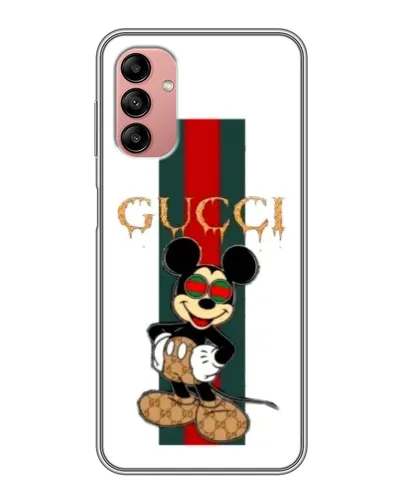 Чохол для Samsung Galaxy A04s з картинкою «Міккі Маус Gucci — смуги»