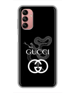 Чохол для Samsung Galaxy A04s з картинкою «Gucci — срібна змія»