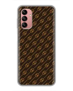 Чохол для Samsung Galaxy A04s з картинкою «Gucci — золоті діагоналі»