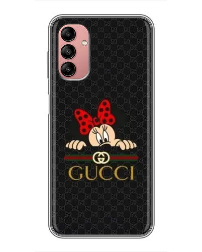Чохол для Samsung Galaxy A04s з картинкою «Мінні Маус Gucci — чорний»