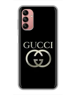 Чехол для Samsung Galaxy A04s с картинкой «Gucci — золото на черном»