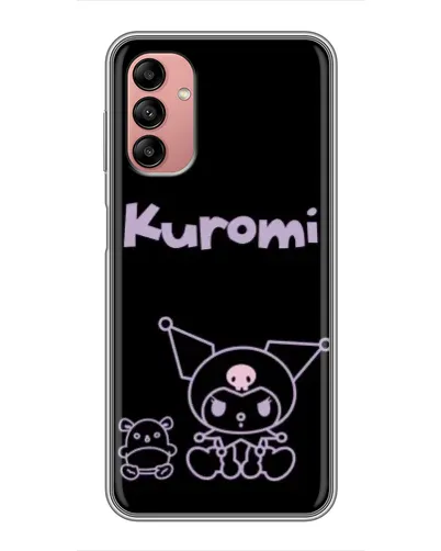 Чохол для Samsung Galaxy A04s з картинкою «Kuromi — чорний мінімалізм»