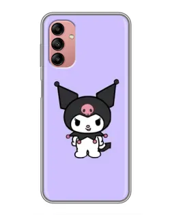 Чохол для Samsung Galaxy A04s з картинкою «Kuromi — ніжний фіолетовий»