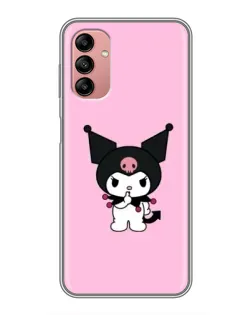 Чохол для Samsung Galaxy A04s з картинкою «Kuromi — рожева ніжність»