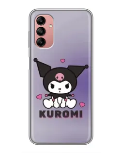 Чохол для Samsung Galaxy A04s з картинкою «Kuromi — фіолетовий арт»