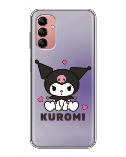 Чохол для Samsung Galaxy A04s з картинкою «Kuromi — фіолетовий арт»