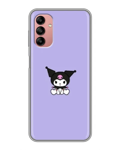 Чохол для Samsung Galaxy A04s з картинкою «Kuromi — фіолетовий мінімалізм»