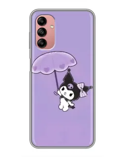Чохол для Samsung Galaxy A04s з картинкою «Kuromi з парасолькою»