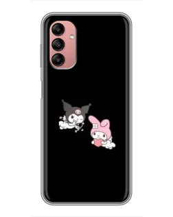 Чохол для Samsung Galaxy A04s з картинкою «My Melody та Kuromi»