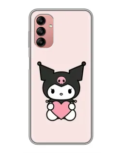 Чохол для Samsung Galaxy A04s з картинкою «Kuromi та серце»