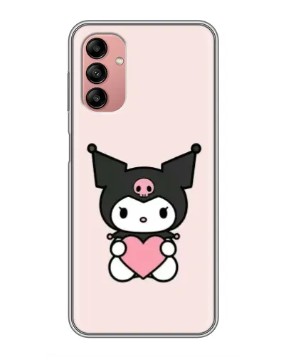 Чохол для Samsung Galaxy A04s з картинкою «Kuromi та серце»