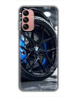 Чохол для Samsung Galaxy A04s з картинкою «Колесо BMW зблизька»