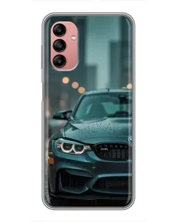Чохол для Samsung Galaxy A04s з картинкою «BMW у вогнях міста»