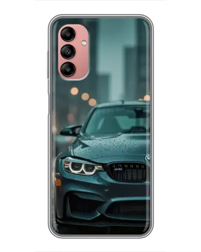 Чохол для Samsung Galaxy A04s з картинкою «BMW у вогнях міста»