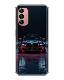 Чохол для Samsung Galaxy A04s з картинкою «BMW на мокрій дорозі»